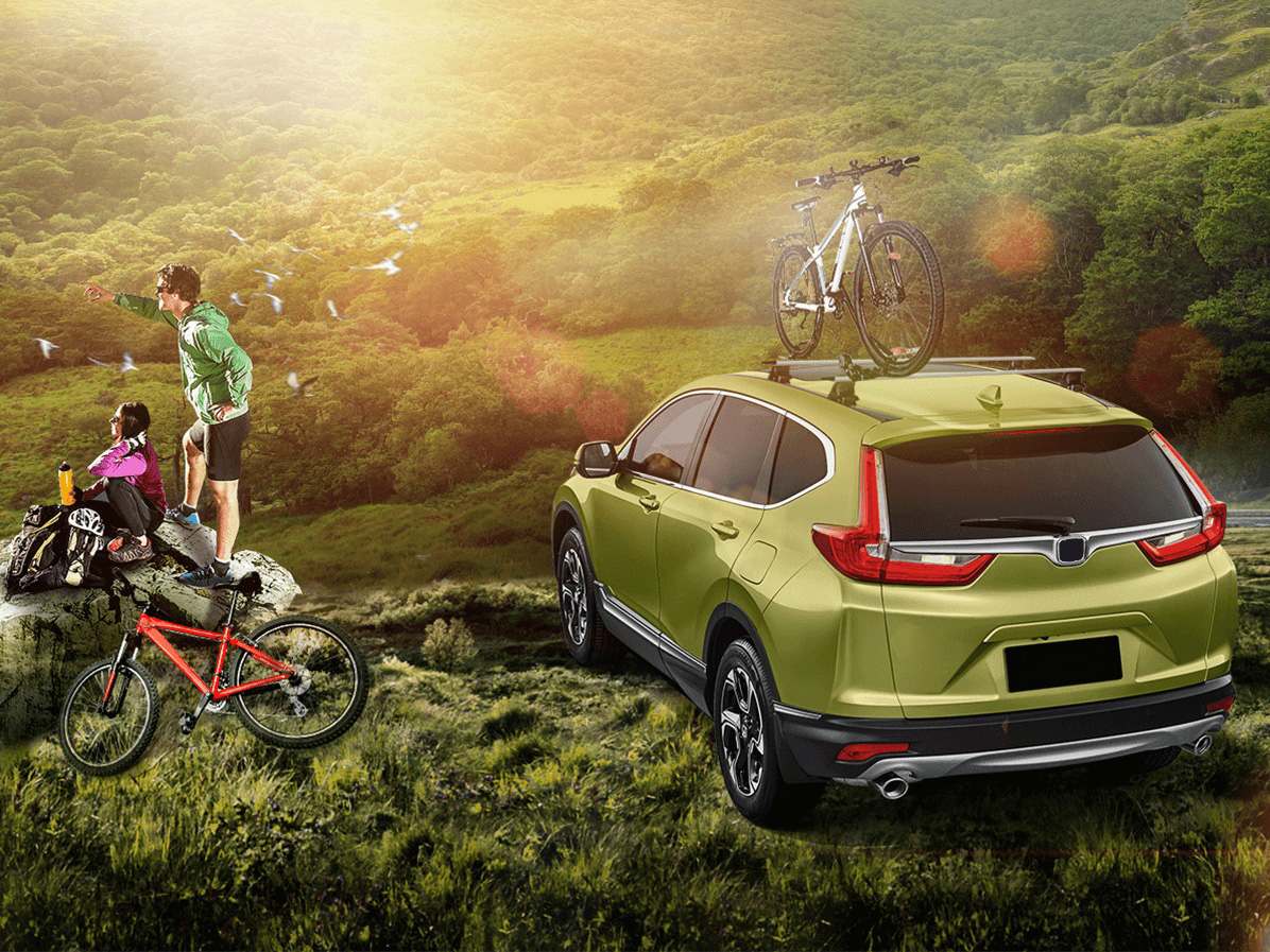 适用于 本田2017CRV运动高款行李架